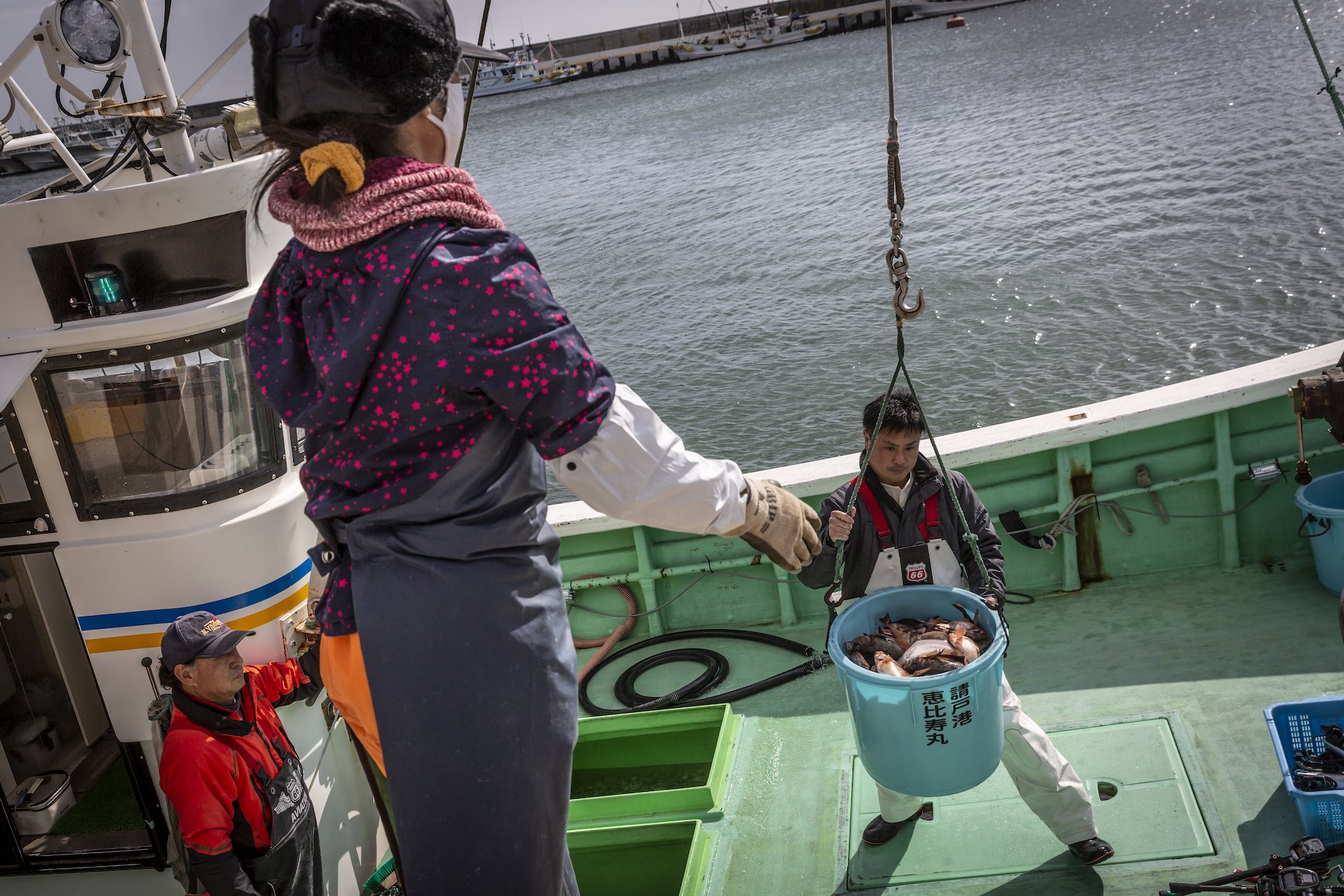 pesca nel Tohoku, giappone, acqua fukushima