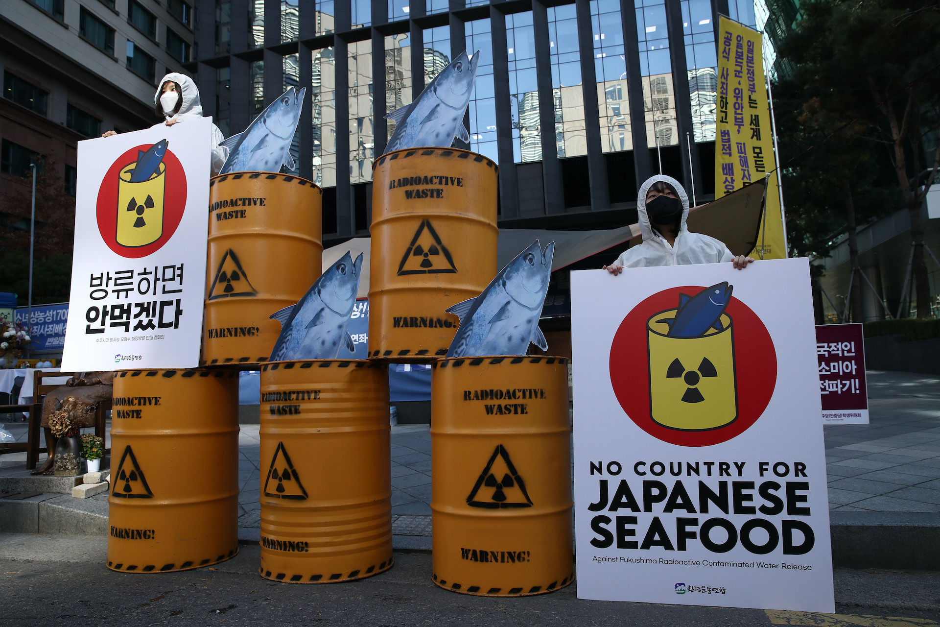Corea del Sud, protesta, rilascio acqua Fukushima