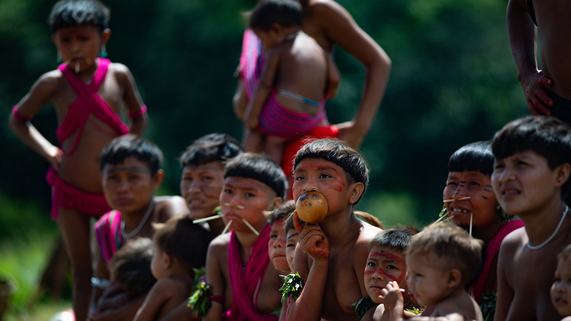 Yanomami children