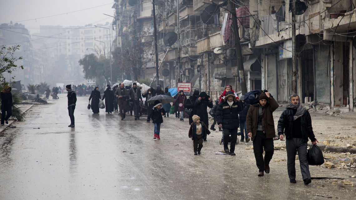 What is happening in Aleppo, as civilians call on the world to protect