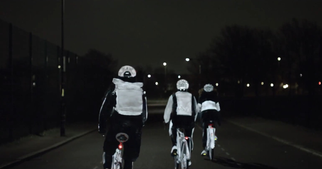 Reflective Spray Paint For Cyclists Makes You Glow in the Dark