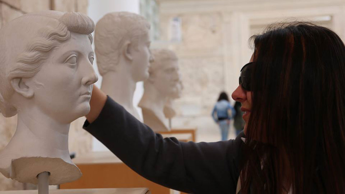 Rome's Ara Pacis museum launches hitech experience for blind visitors
